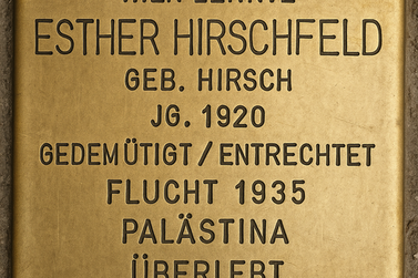 Stolperstein von Esther Hirschfeld