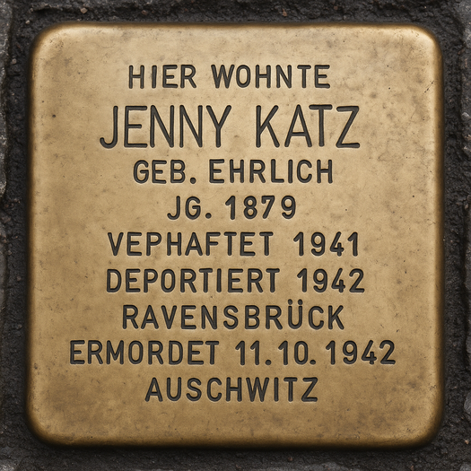 Stolperstein von Jenny Katz