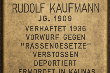 Stolperstein für Rudolf Kaufmann