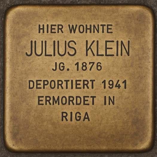 Stolperstein für Julius Klein