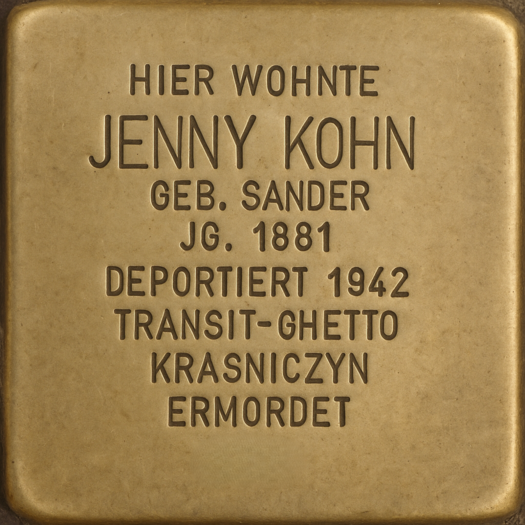 Stolperstein für Jenny Kohn