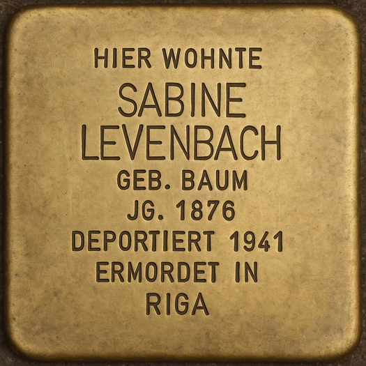 Stolperstein von Sabine Levenbach