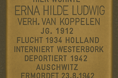Stolperstein von Erna Hilde Ludwig