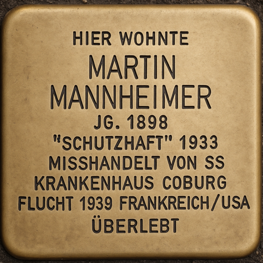 Stolperstein von Martin Mannheimer