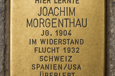 Stolperstein von Joachim Morgenthau