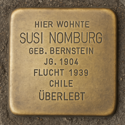 Stolperstein von Susi Nomburg
