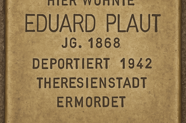 Stolperstein von Eduard Plaut