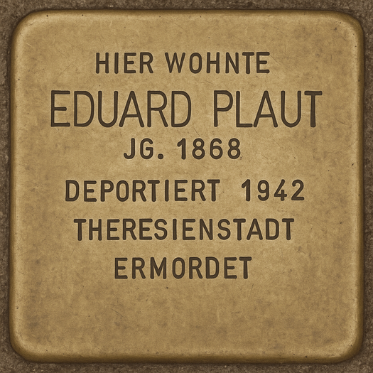 Stolperstein von Eduard Plaut