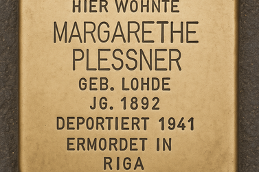 Stolperstein von Margarethe Plessner