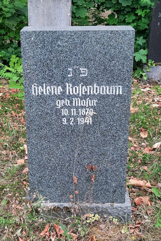 Grabstein von Helene Rosenbaum