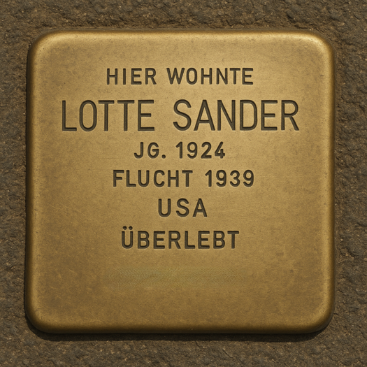 Stolperstein von Lotte Sander