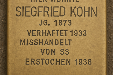 Stolperstein von Siegfried Kohn