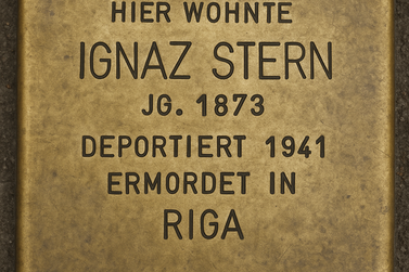 Stolperstein von Ignanz Stern