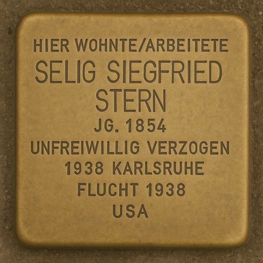 Stolperstein für Selig Stern