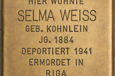 Stolperstein von Selma Weiss