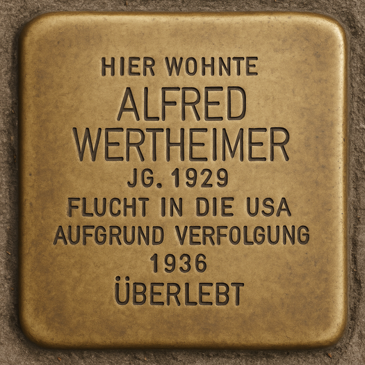 Stolperstein von Alfred Wertheimer