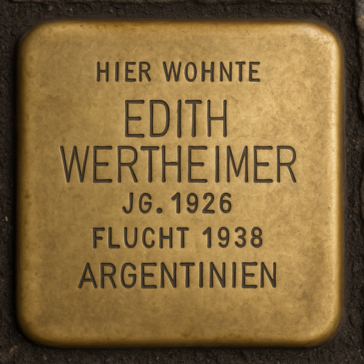 Stolperstein von Edith Wertheimer