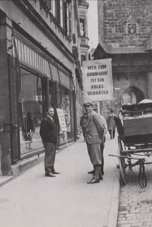 Boykott des Geschäfts Stern