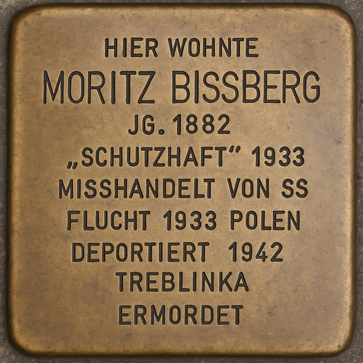 Stolperstein von Moritz Bissberg