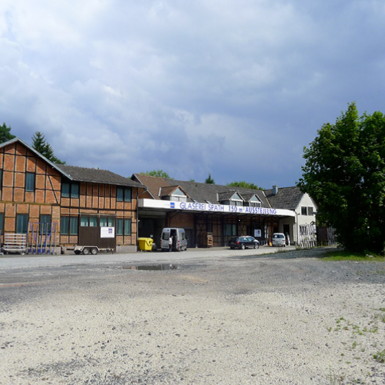 Glaserei Späth auf dem Gelände des ehemaligen Güterbahnhofs